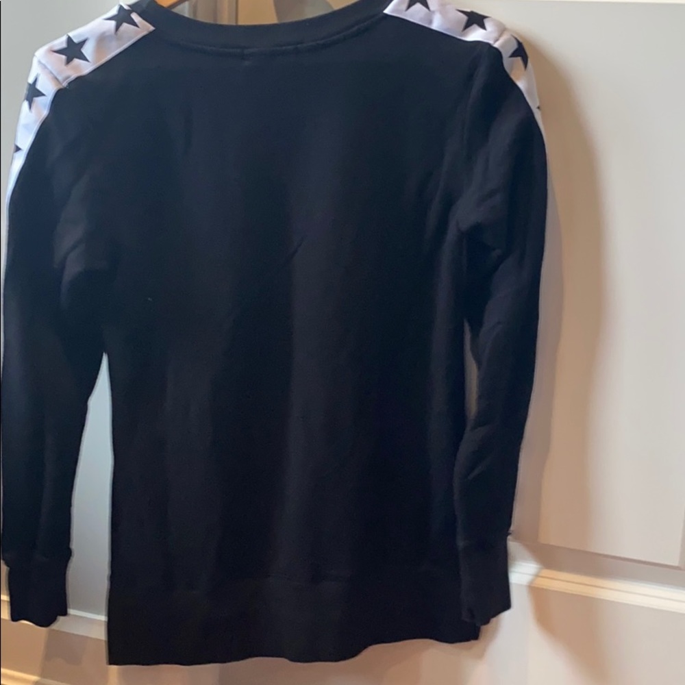 CHRLDR Tuxedo star black slip sweatshirt - Picture 6 of 7